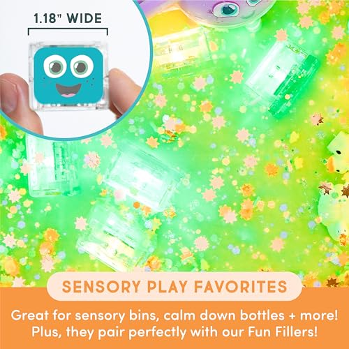 Glo Pals Water-Activated Light-Up Cubes Bundle for Sensory Play – 12 Pack (Extraordinary Earth) - Image 3