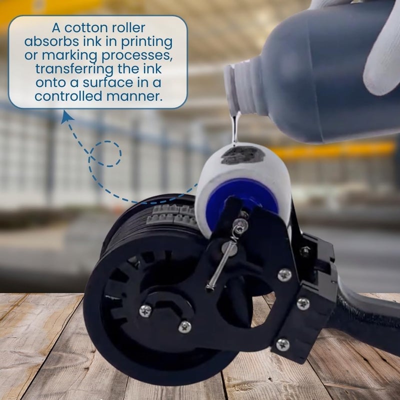 Smartpack Handy Coder Machine for Batch No. MFG. MRP. EXP. Date Printing on Laminated and Without Laminate Carton Box | Handheld Coder Printer | Coder Size - 2 Inch with 6MM Letter Set - Image 5