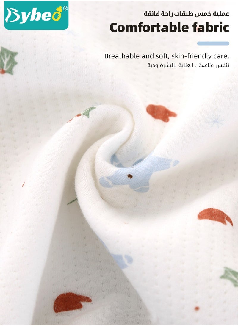 Bybeo - 18PCS Newborn Baby Gift Set, Newborn Layette Gift Set for Boys and Girls, Babies Essential Clothes Accessories with Baby Blanket, 100% Premium Cotton,  for Spring Summer Autumn Winter Four Seasons - Image 1