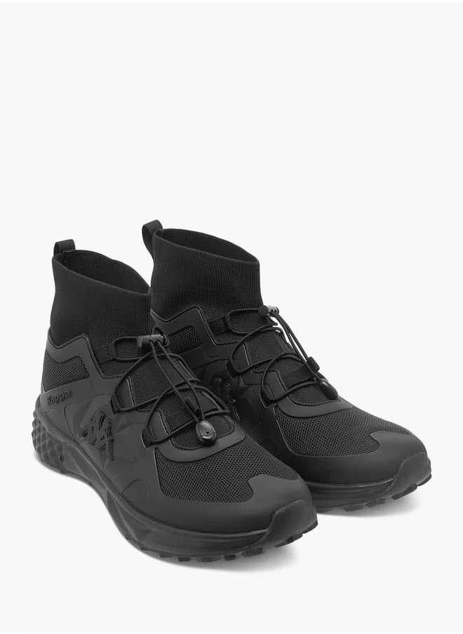 كابا Mens Logo Detail Boots with Cord Lock Closure