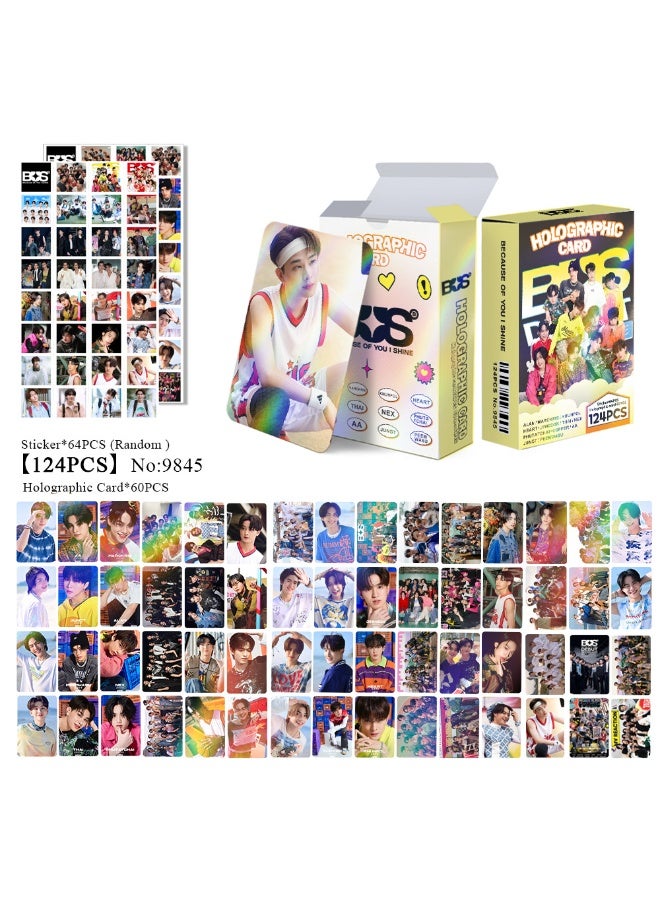 NIBEMINENT 124 Pcs TPOP BUS Lomo Cards Card For Fans Collection Gifts