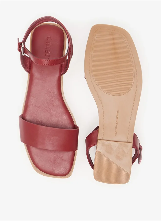 سيليست Women'S Solid Strap Sandals