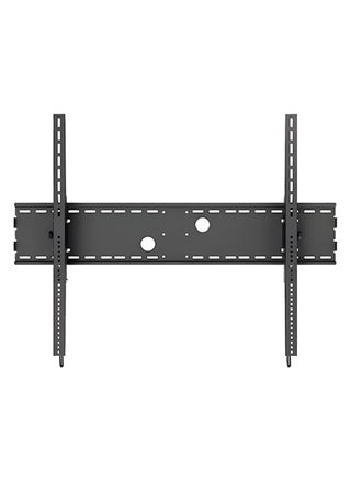 Wall-mounted screen holder with tilt capability for screens from 60 to 105 inches