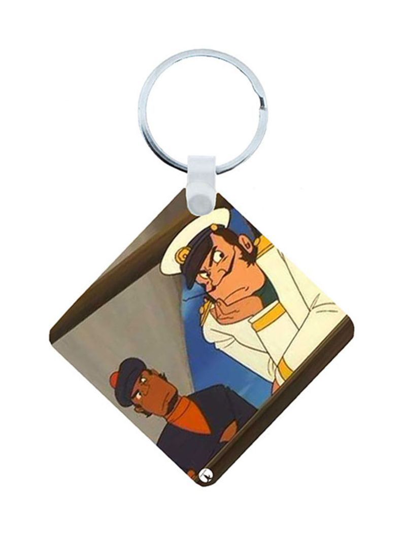 RKN the Adnan And Lina Wooden Keychain