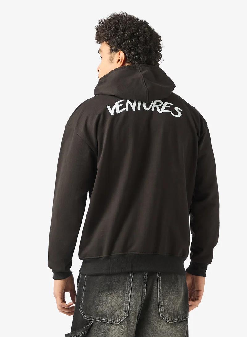 Seventy Five Graphic Print Hoodie