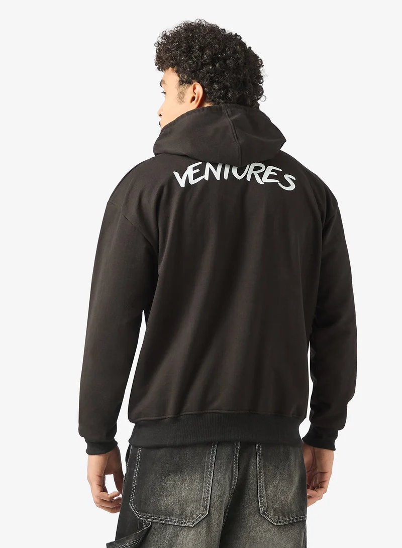 Seventy Five Graphic Print Hoodie
