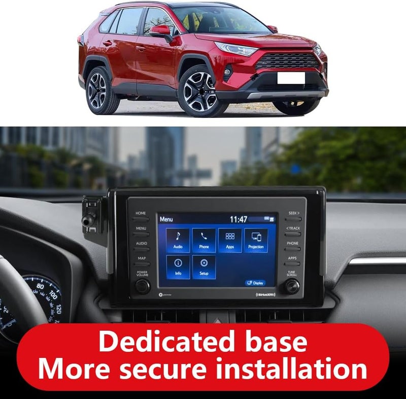 مست ترو حامل هاتف سيارة لتويوتا RAV4 2019-2025 LX XLE، هايبرد LE SE وودلاند، برايم SE، ملحقات السيارة، حامل ملاحة، ديكور داخلي، حامل هاتف محمول مع غطاء - Image 4