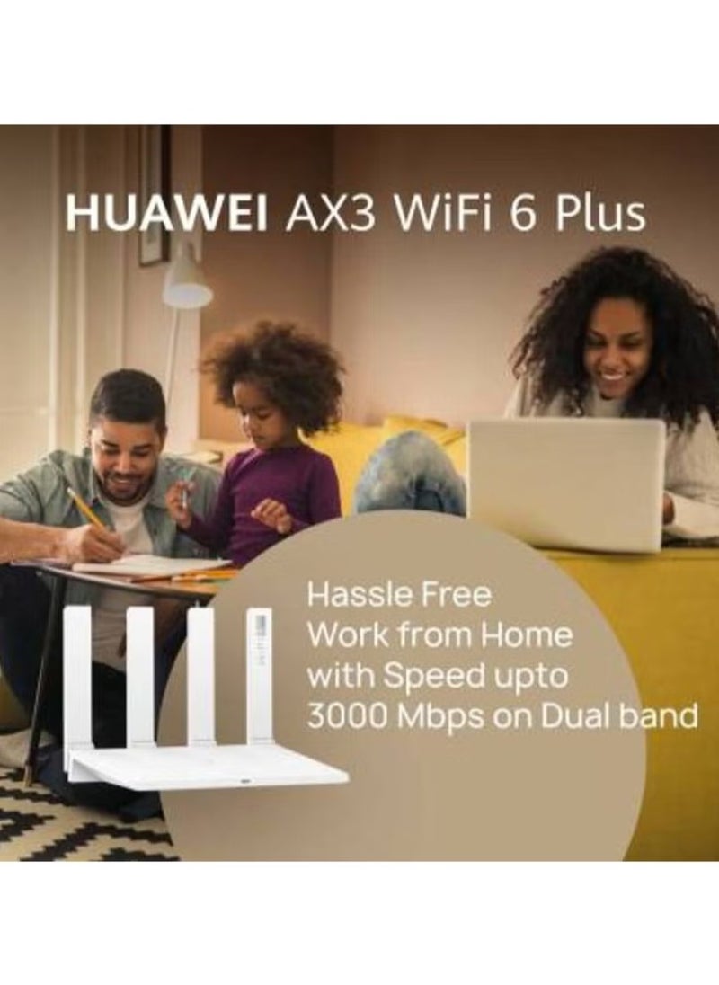 Generic - WiFi AX3 Dual Band Wi-Fi Router – High-Speed Wi-Fi 6 Router for Faster Internet, Seamless Streaming, Reliable Connectivity | Dual-Band, Easy Setup, Long-Range Coverage, Perfect for Home and Office U - Image 1
