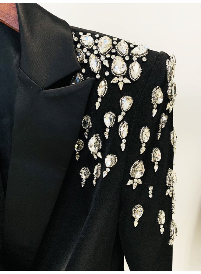 Madam Uniq Women's Fashion Handmade Glamorous Heavy-Duty Blazer Jacket - Image 4