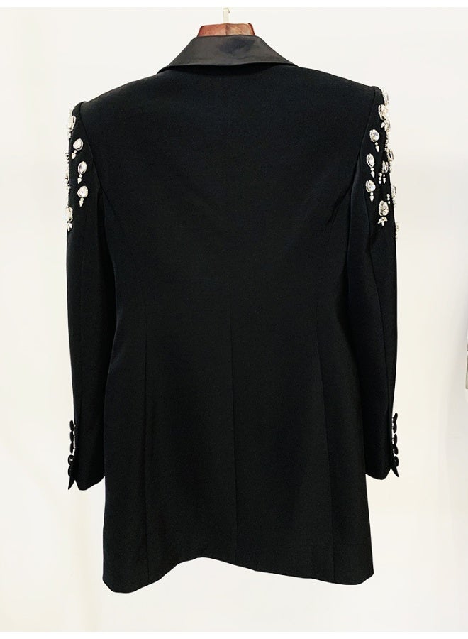 Madam Uniq Women's Fashion Handmade Glamorous Heavy-Duty Blazer Jacket - Image 3