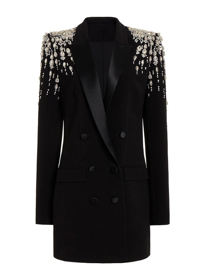 Madam Uniq Women's Fashion Handmade Glamorous Heavy-Duty Blazer Jacket - Image 2