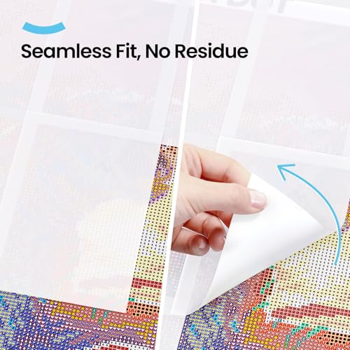 ARTDOT 200-Piece Double-Sided Non-Stick Release Paper for Diamond Art Kits, 15x10 cm Thickened Cover Replacement Paper as Diamond Painting Accessories and Tools - Image 2