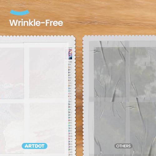 ARTDOT 200-Piece Double-Sided Non-Stick Release Paper for Diamond Art Kits, 15x10 cm Thickened Cover Replacement Paper as Diamond Painting Accessories and Tools - Image 4