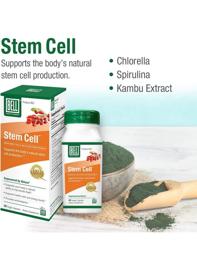Bell Bell Stem Cell Supplements - Supports Your Body's Natural Ability to Replace Worn Out Cells and Rejuvenate Tissue | Celulas Madres, Pack of 2 | 60 Capsules Each  - Image 3