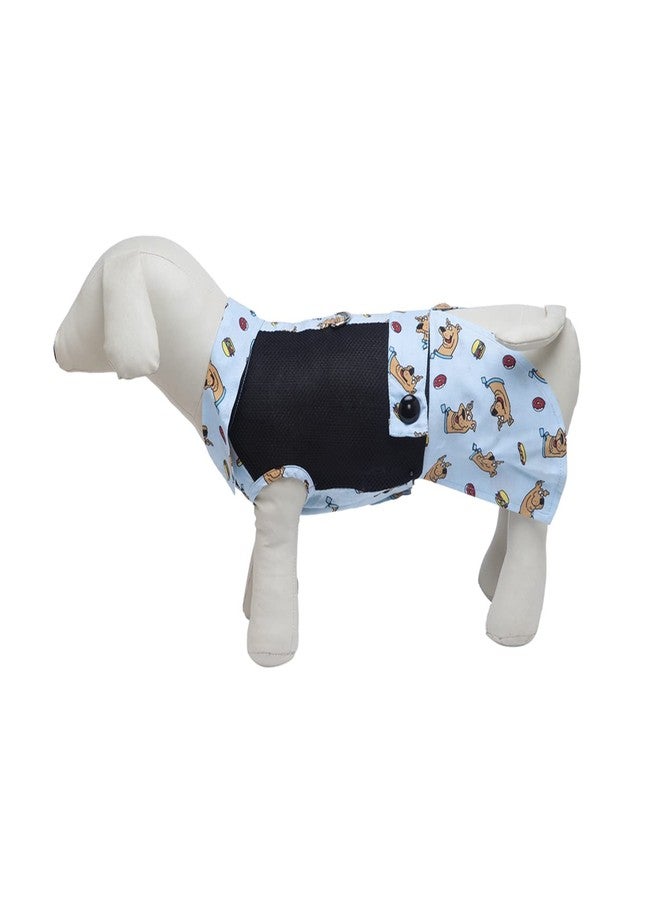 Lulala Cute Tutu Princess Puppy Dresses for Female Pets Wedding Dress Net Hosiery Febric Ruffle Sleeveless Summer Dress Elegant with D-Ring Pet Apparel(12 Inch,SkyBlue) - Image 5