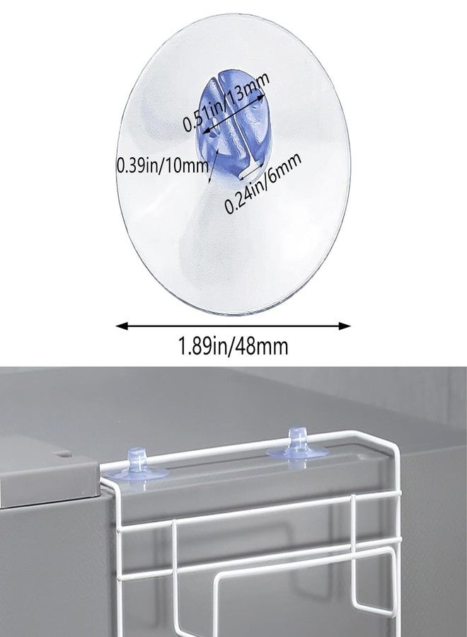 Aswewamt 30 Pcs Bathroom Shower Caddy Connectors Suction Cups Heavy Strength Large Suction Cups Without Hooks Replacement Suction Cups for Regular Shower Caddy Basket Christmas Light - Image 2