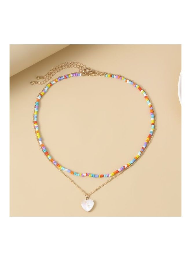 NIBEMINENT 2-Piece Heart Decor Simple Necklace - Image 4