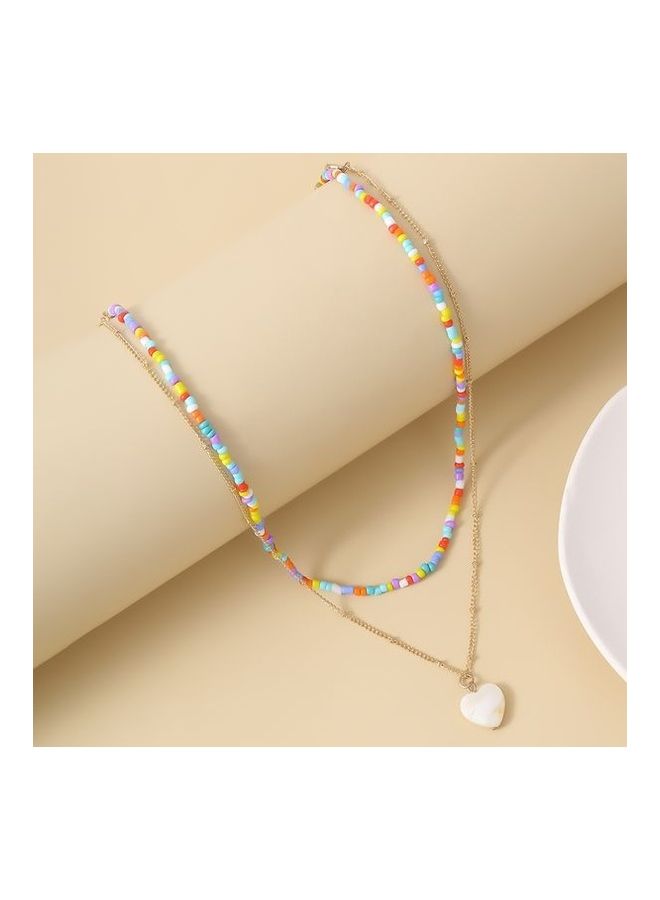 NIBEMINENT 2-Piece Heart Decor Simple Necklace - Image 3