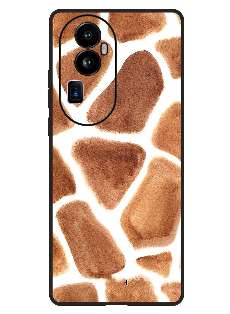 Theodor Protective Case Anti Scratch Shock Proof Bumper Cover For Oppo Reno 10 Pro Plus Stamp Mud Texture - Image 1