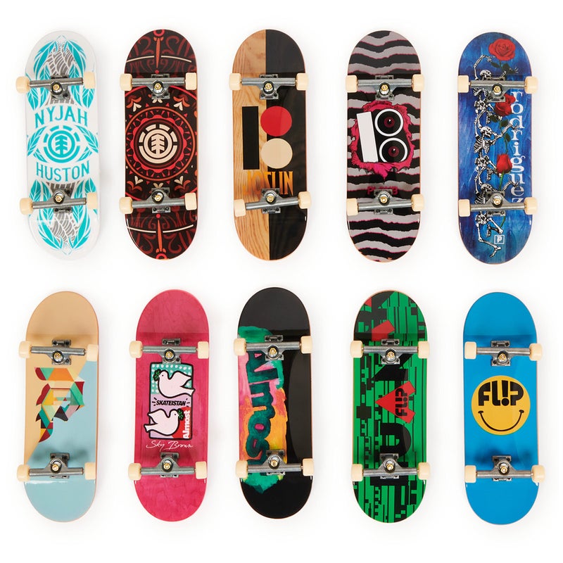 Tech Deck, DLX Pro 10-Pack of Collectible Fingerboards, For Skate Lovers, Kids Toy for Ages 6 and up - Image 1