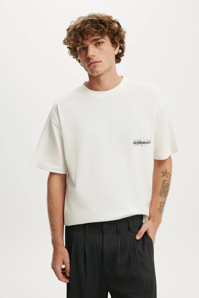 Box Fit Text T-Shirt