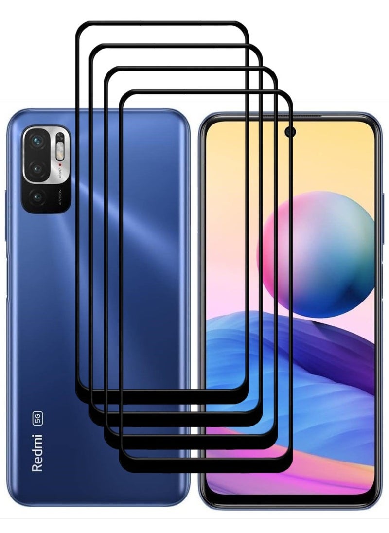 ACLIX 4 Pieces Antistatic ESD Dustproof Premium Quality High Definition Tempered Glass Screen Protector Designed For Xiaomi Redmi Note 10 5G - Image 1