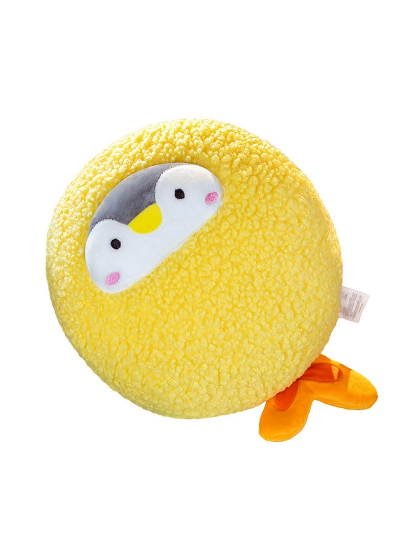 1-Piece Cute Tempura Fried Shrimp Penguin Cute Plush Toy Tempura Fried Shrimp Gray Penguin Doll Cartoon Hand Warmer Plush Pillow 35Cm  - Image 1