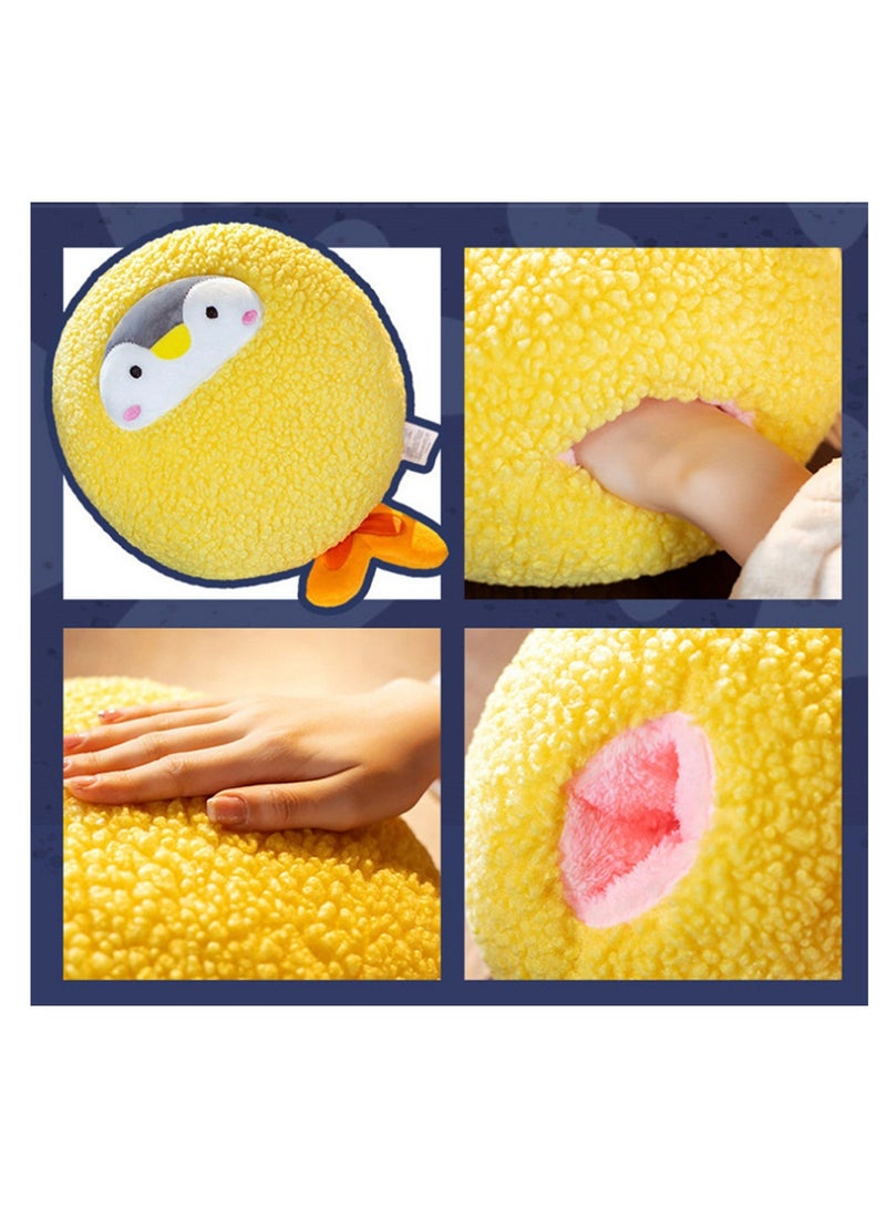 1-Piece Cute Tempura Fried Shrimp Penguin Cute Plush Toy Tempura Fried Shrimp Gray Penguin Doll Cartoon Hand Warmer Plush Pillow 35Cm  - Image 2