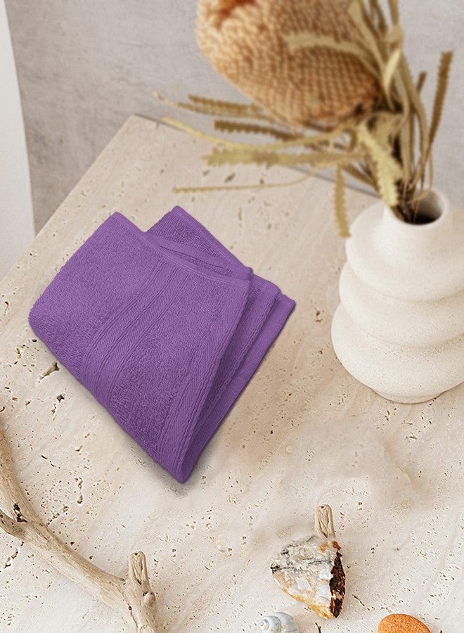 Sassoon Anatolia 1 Piece Cotton Face Towel/Hanky in 500 GSM (30cm X 30cm) - Grape - Image 2