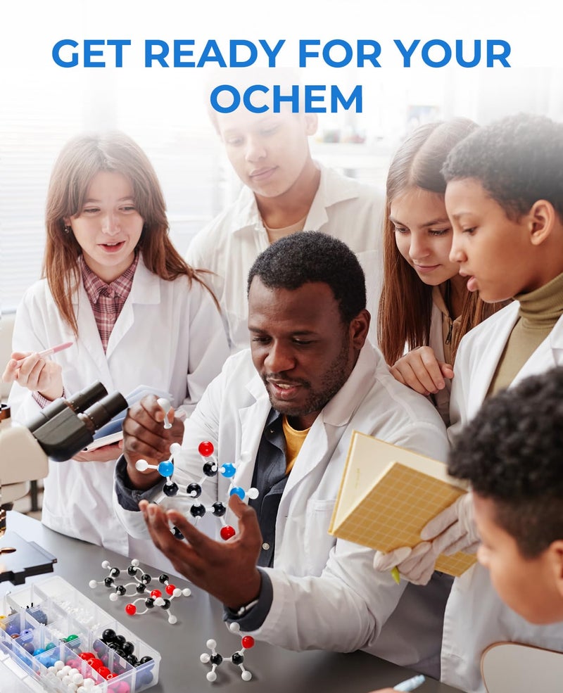 JoyCat Molecular Model Kit (404 pcs), Organic Chemistry Molecule Science Gifts for Ochem and Inorganic Students and Teachers - Image 2