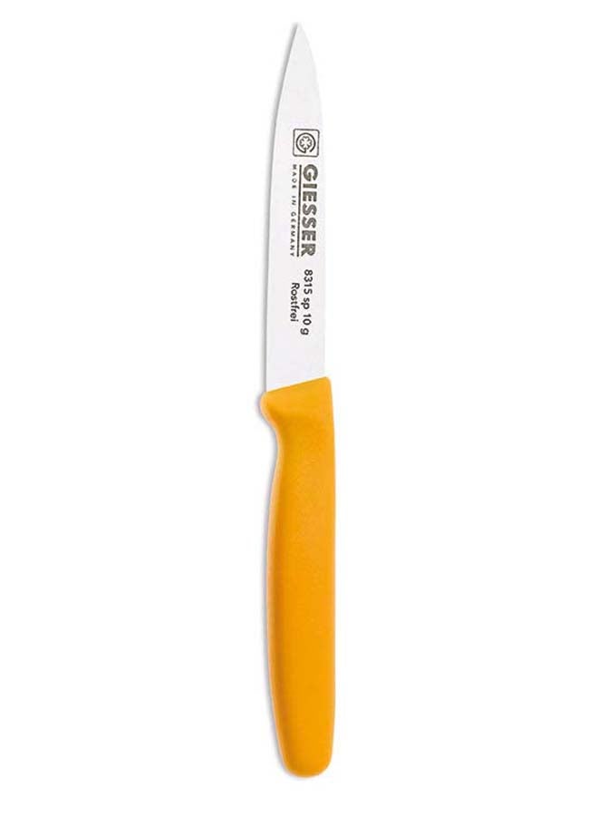 Giesser Messer Paring Knife 10cm - Yellow handle