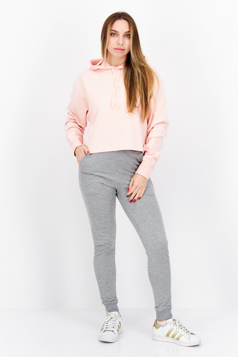 New Balance Women Sportswear Fit Brand Logo Training Hoodies, Pink - Image 3