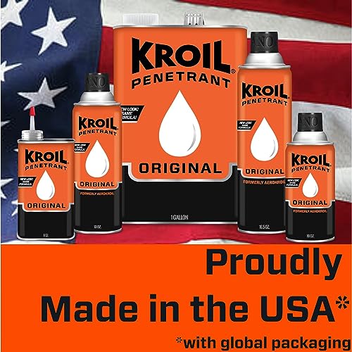 Kroil Original Penetrating Oil (Liquid-1 Gallon Can-Single) | Penetrant for Rusted Bolts, Metal, Hinges, Chains, Moving Parts | Rust, Corrosion Inhibitor (KL011) - Image 3