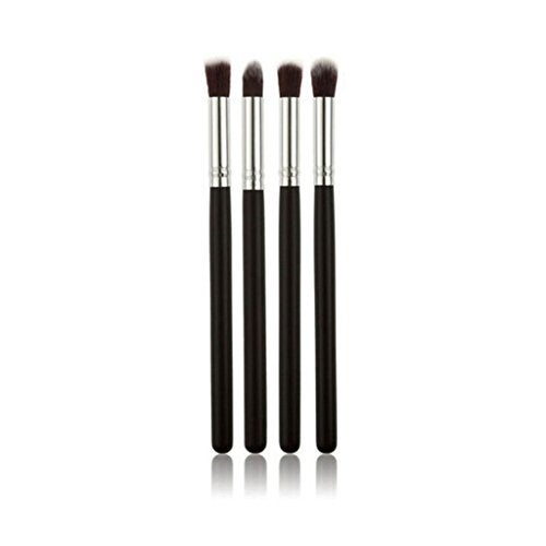 KYLIE Soft Horse Bristle Pencil Brush- Black, Silver, Set of 4 - Image 1