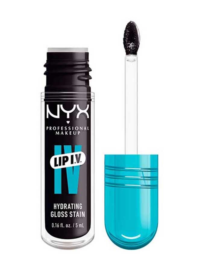 NYX Lip Iv Hydrating Gloss Stain Lip Gloss Up To 12hr Hydration High Pigment Wet Shine Finish Grape Gushin
