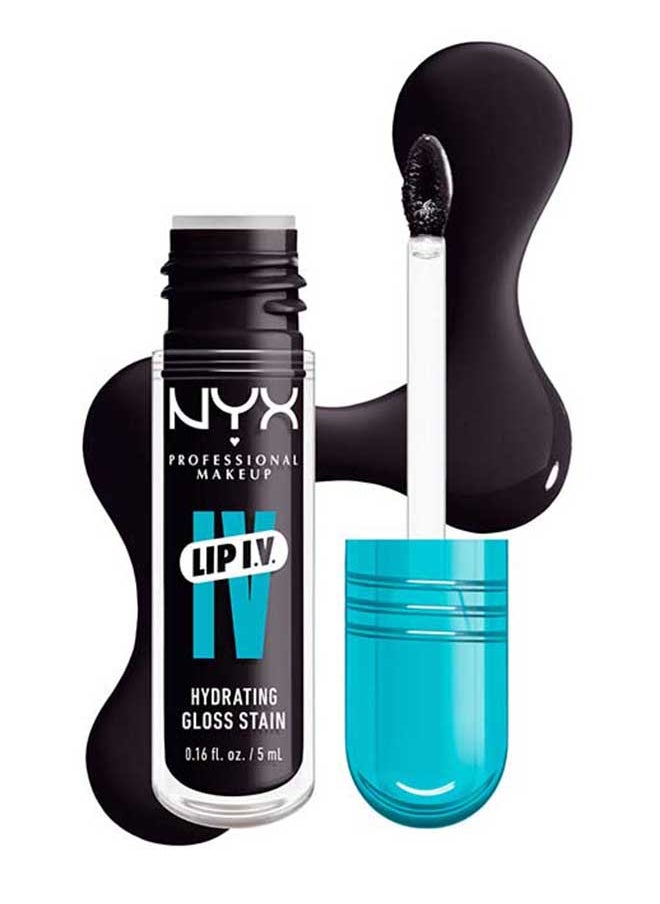 NYX PROFESSIONAL MAKEUP Lip Iv Hydrating Gloss Stain Lip Gloss Up To 12Hr Hydration High Pigment Wet Shine Finish Grape Gushin'  - Image 3