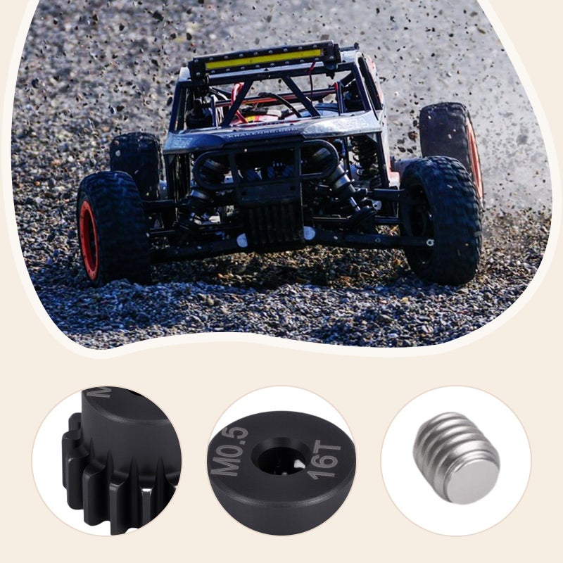 ترس دبوس سيارة RC 17T برغي تثبيت سريع لموديلات 1/18 و 1/24 إكسسوارات DIY - Image 5