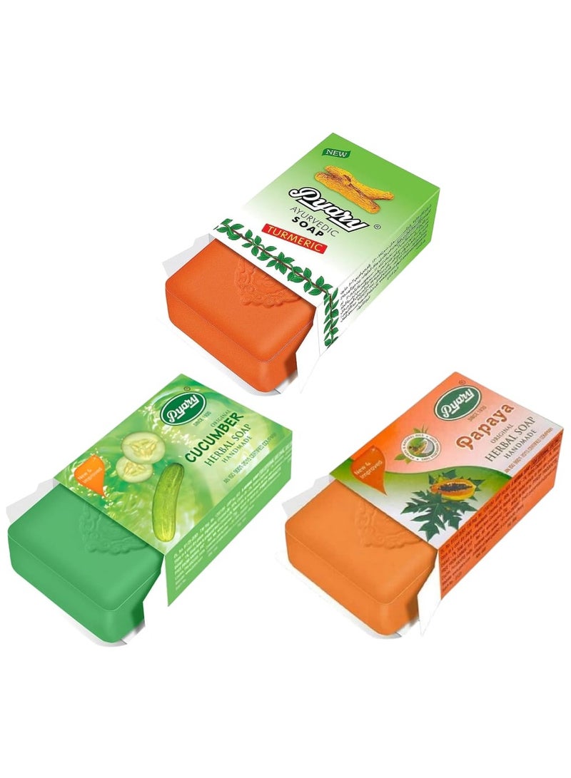 Pyary Soap Turmeric & Papaya & Cucumber