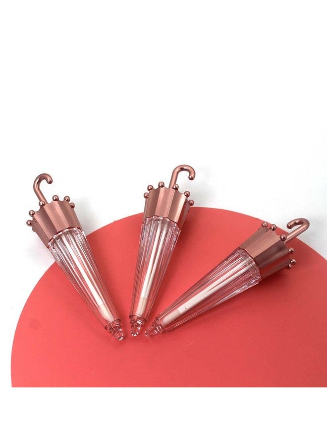 كوسيديا 20 قطعة فارغة على شكل مظلة أنبوب ملمع الشفاه 5 مللي حاويات أنابيب ملمع الشفاه اللطيفة مع حاوية تعبئة مستحضرات التجميل - Image 4