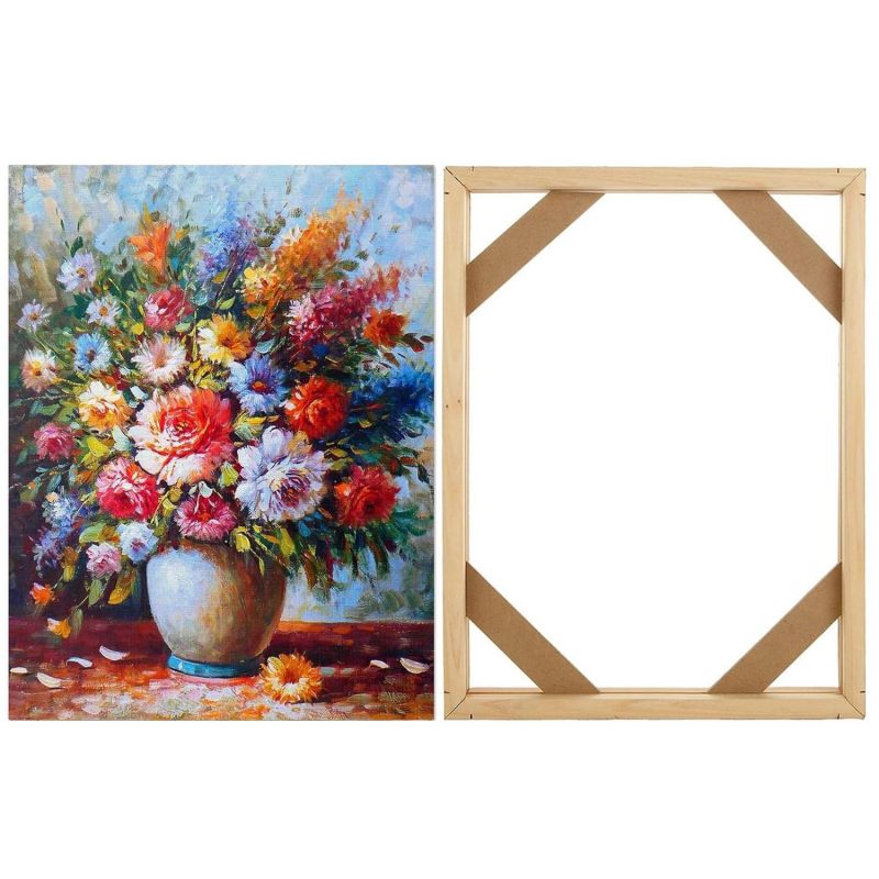 DIY Solid Wood Canvas Frame Kit 40x50cm Natural Wood Color Effortless Assembly - Sturdy Canvas Stretcher Bars for Home Studio DIY Art Projects - Image 4