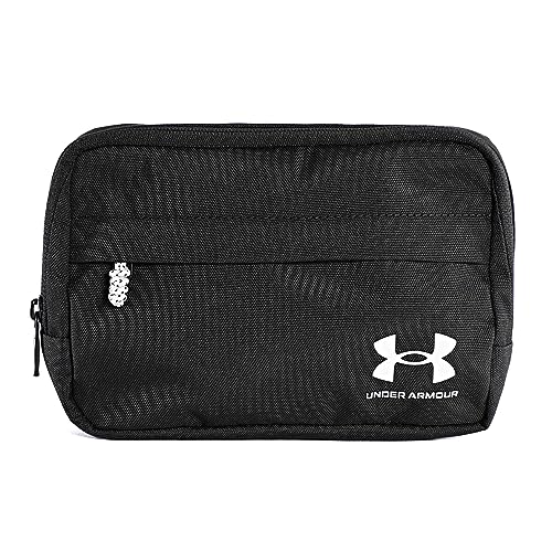 Under Armour Unisex-Adult Loudon Crossbody Waist Bag, (001) Black/Black/White, One Size Fits Most - Image 1