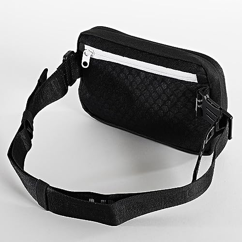Under Armour Unisex-Adult Loudon Crossbody Waist Bag, (001) Black/Black/White, One Size Fits Most - Image 4