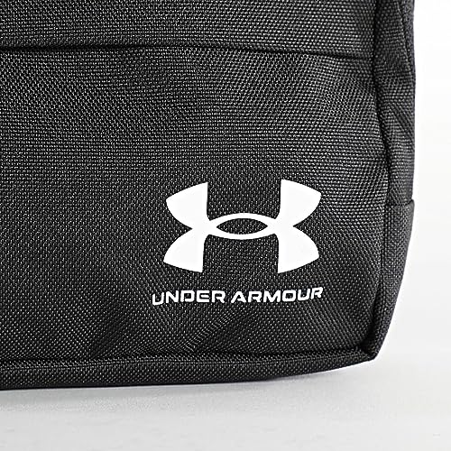 Under Armour Unisex-Adult Loudon Crossbody Waist Bag, (001) Black/Black/White, One Size Fits Most - Image 2