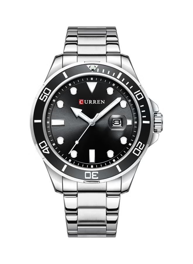 CURREN Men's Quartz Classic Wrist Watch - 47mm - Silver - Image 2