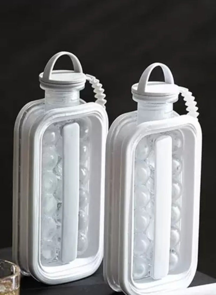 Double Folded Ice Maker Ice Cube Maker Ice Hockey Ice Grinder Silicone Ice Cube for Home Use - Image 1