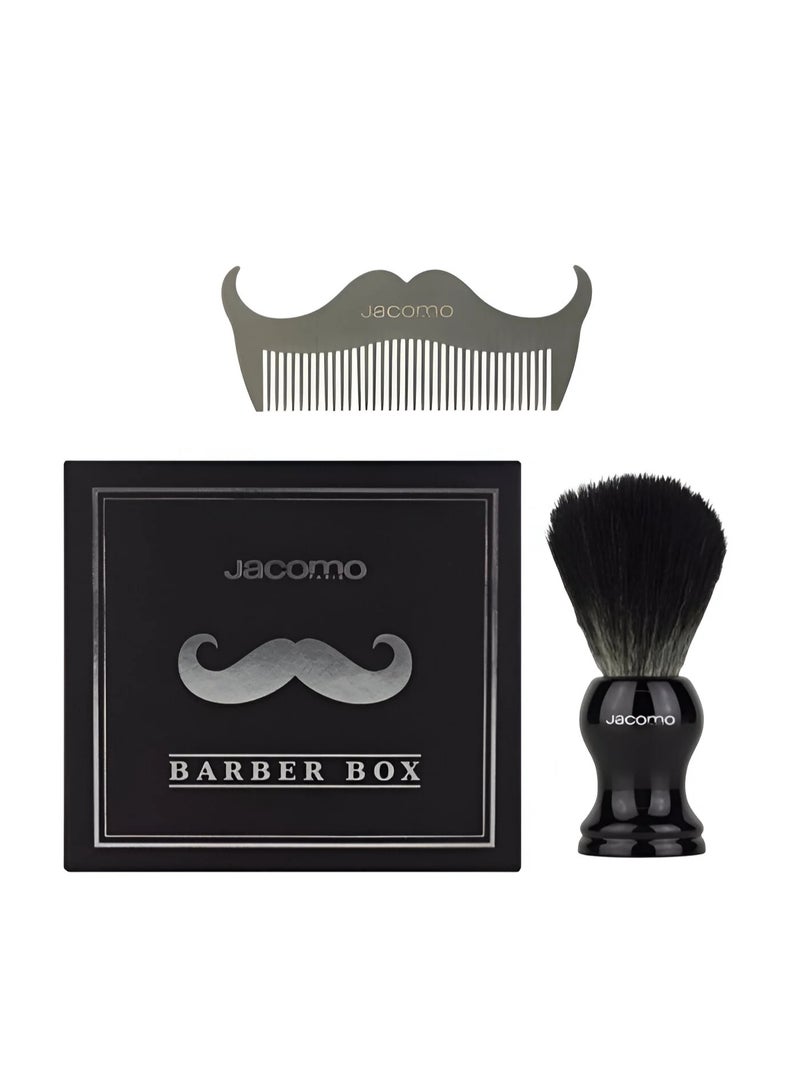 جاكومو طقم حلاقة صندوق الحلاق من JACOMO مع فرشاة حلاقة ومشط - Image 2