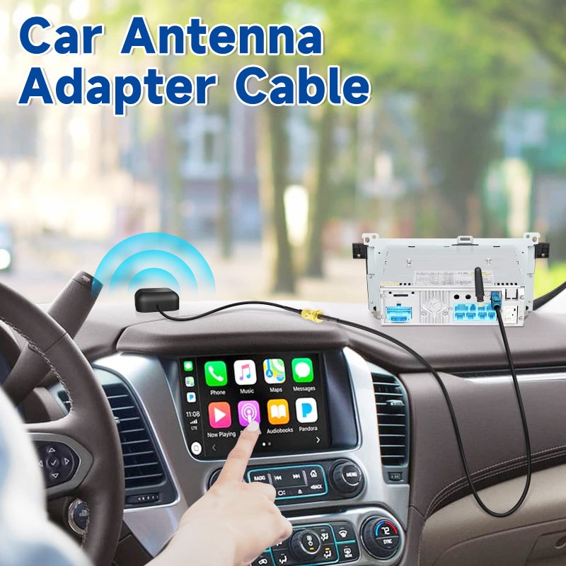 Bingfu Fakra Z Female to SMA Female Vehicle Antenna Adapter Cable 30cm 12 inch for Car Stereo Android Head Unit GPS Navigation FM AM Radio Sirius XM Satellite Radio 4G LTE Telematics Bluetooth Module - Image 4