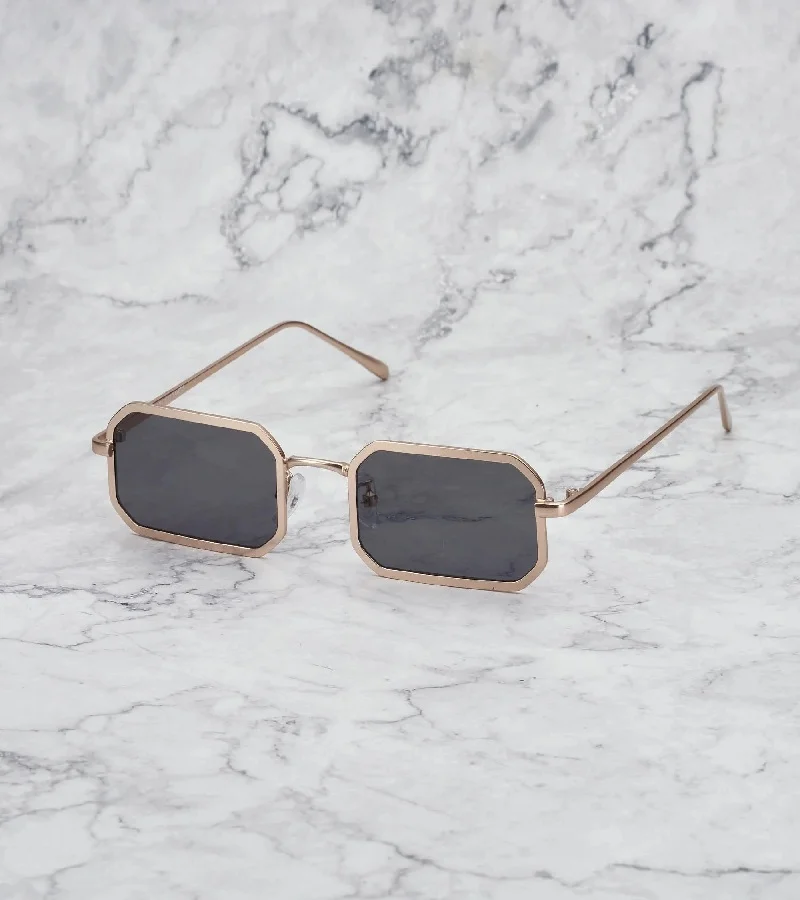 Explicit Poets Explicit Poets Unisex MURPHY Gold - Gray Stylish Sunglasses, 47EP1