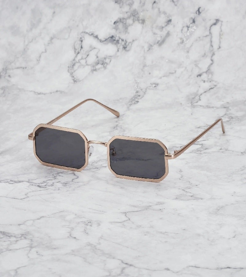  اكسبليست باوتس نظارات شمسية أنيقة للجنسين من مورفي ذهبي - رمادي - Image 1