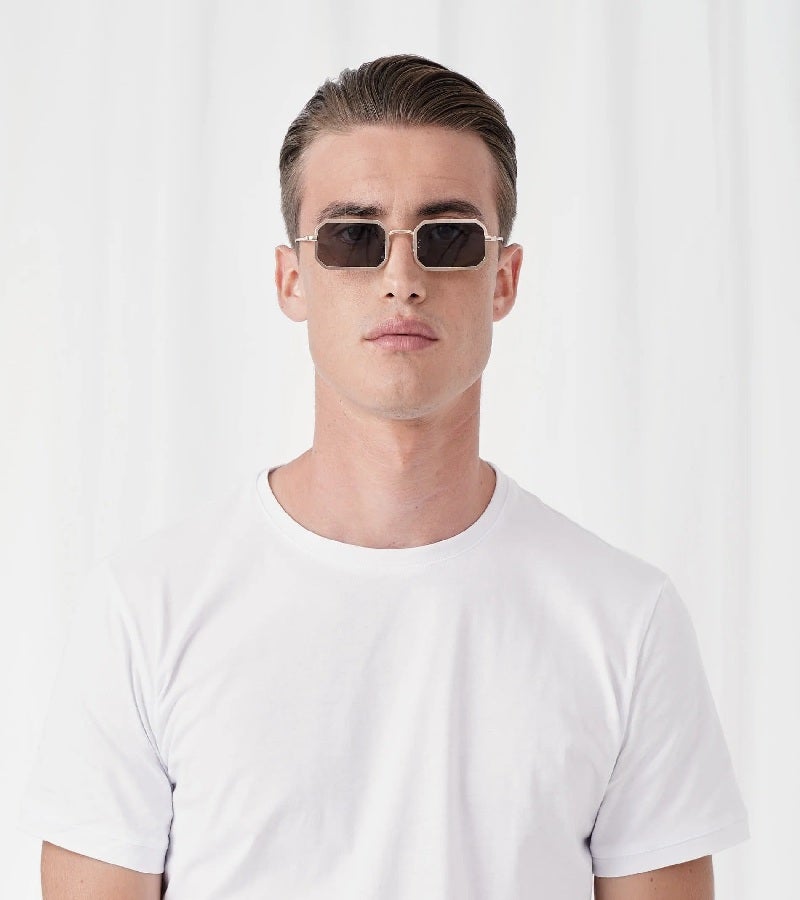  اكسبليست باوتس نظارات شمسية أنيقة للجنسين من مورفي ذهبي - رمادي - Image 3